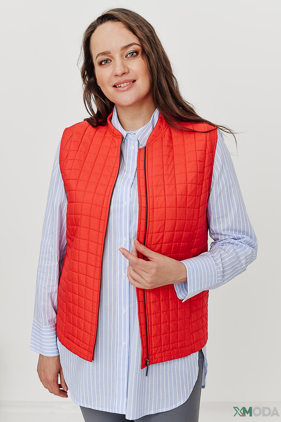 Жилет Frank Walder стеганый красный