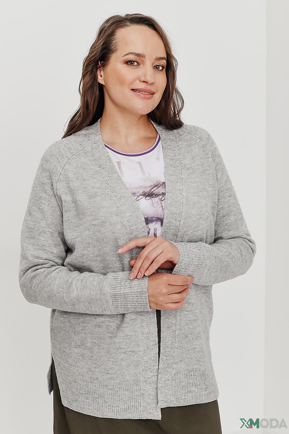 Кардиган Gerry Weber серый меланж
