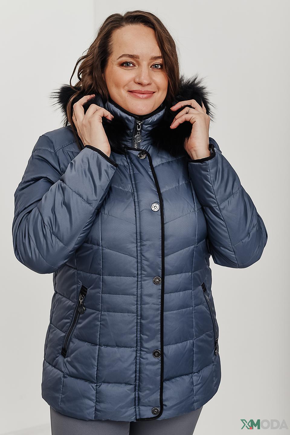 Куртка Lebek стеганая синяя