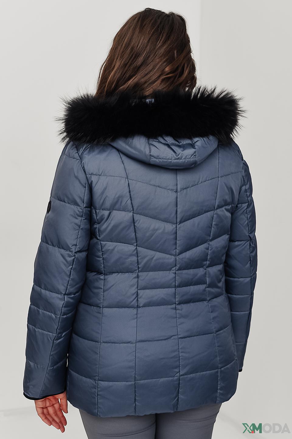 Куртка Lebek стеганая синяя