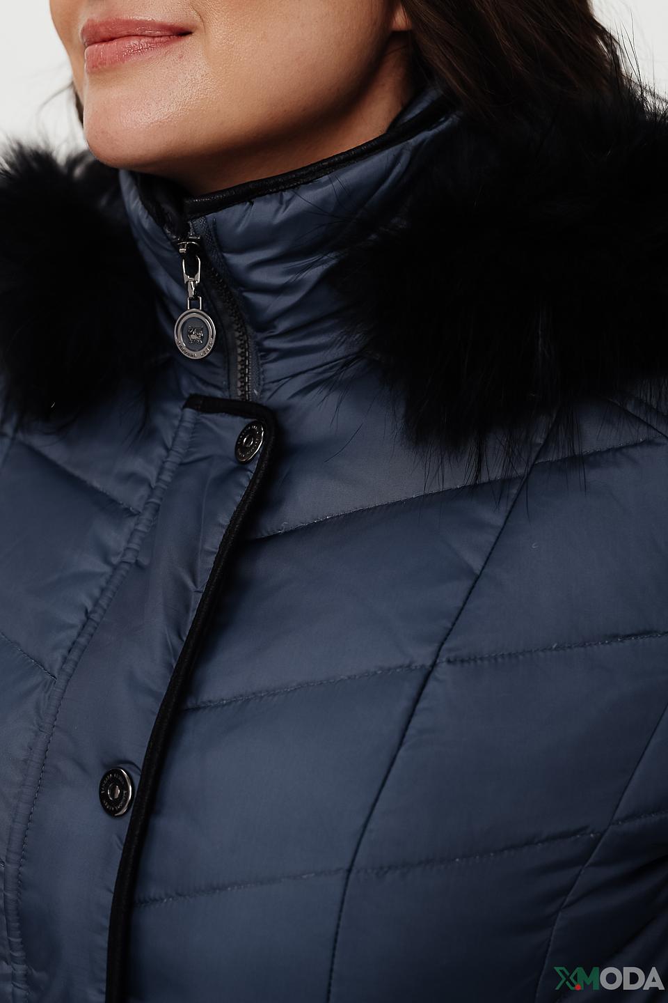 Куртка Lebek стеганая синяя