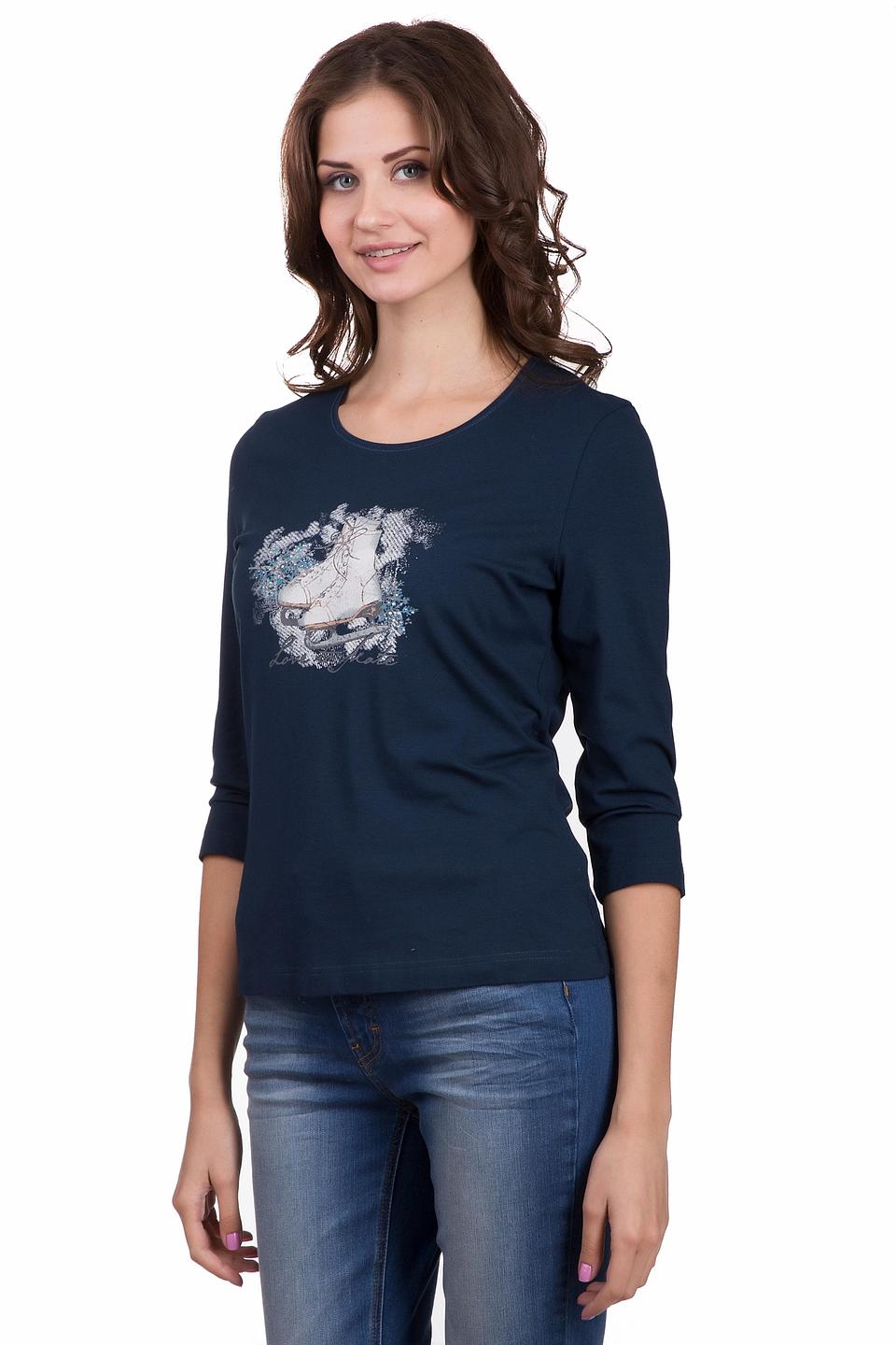 Лонгслив Gerry Weber с фигурным катанием тёмно-синий