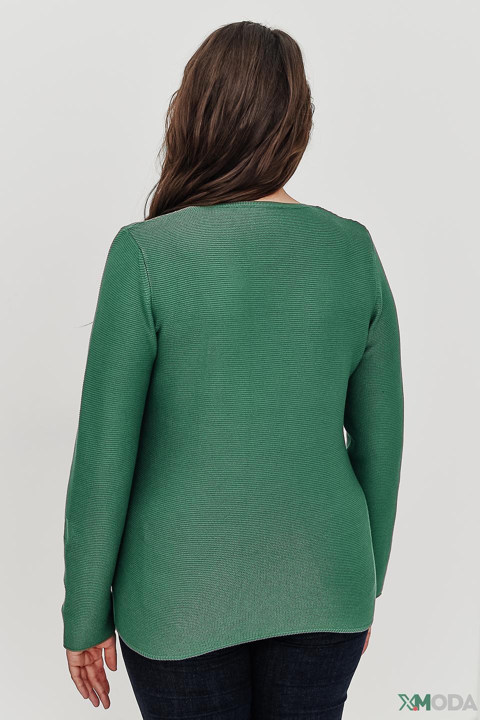 Пуловер Rabe collection изумрудный