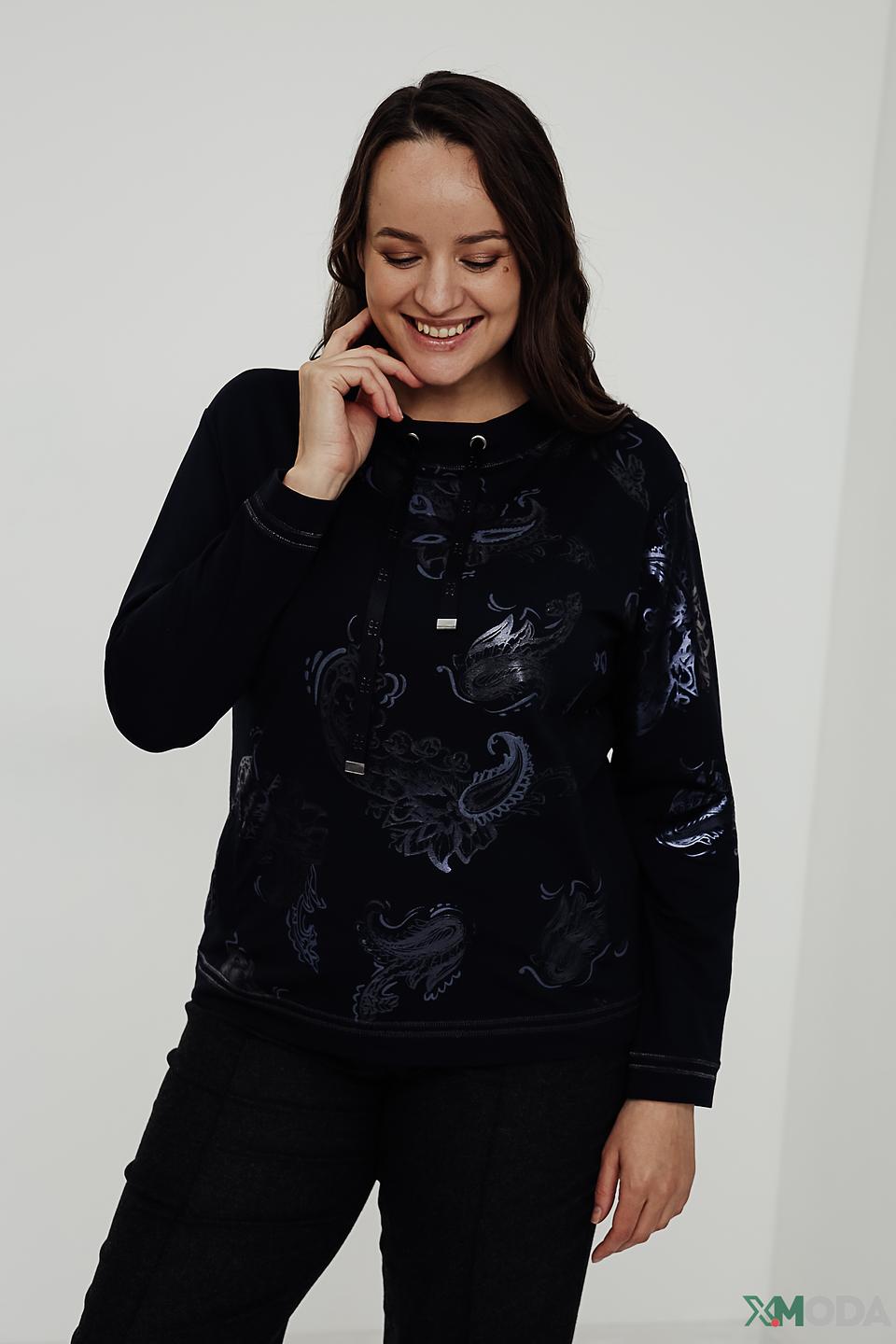 Джемпер Thomas Rabe с принтом чёрный