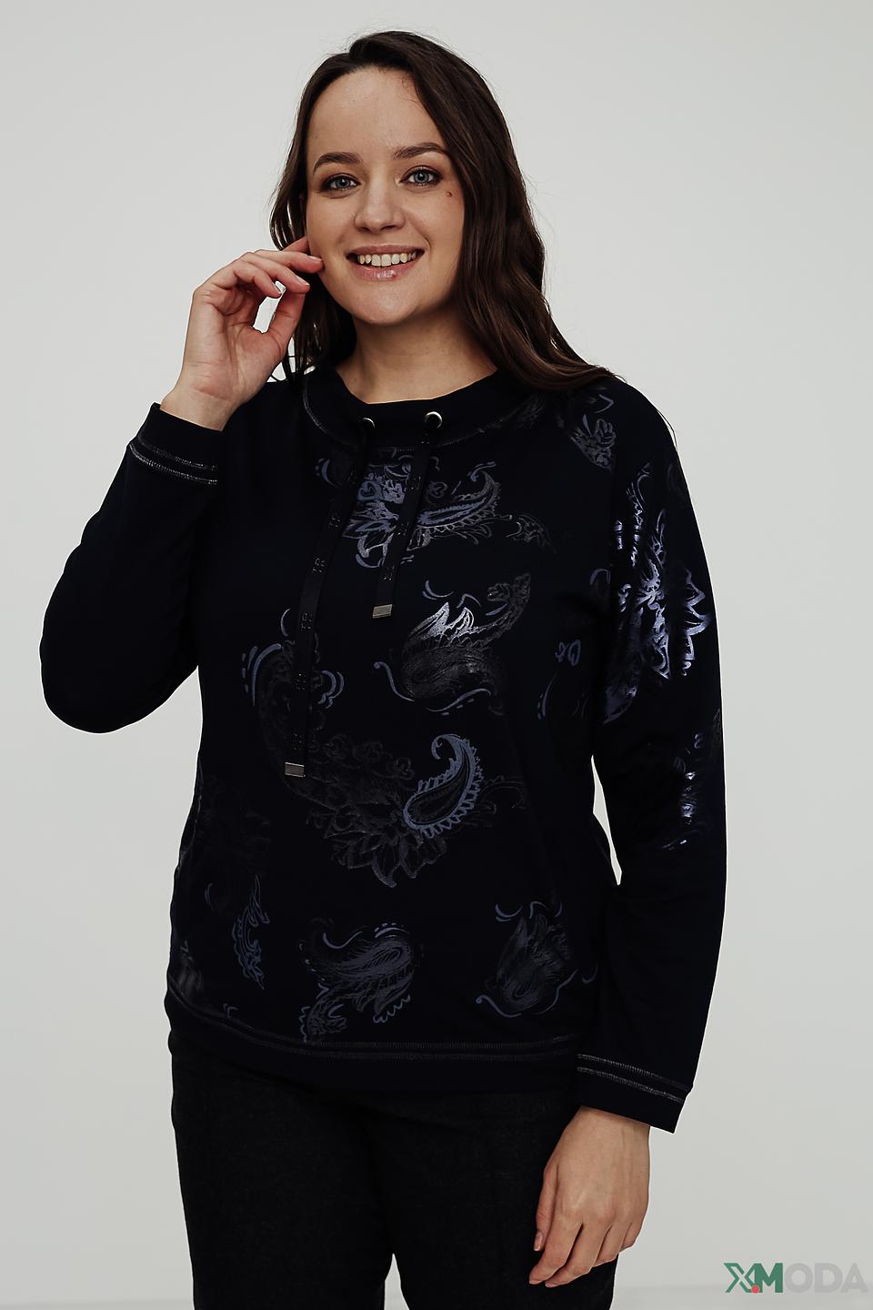 Джемпер Thomas Rabe с принтом чёрный