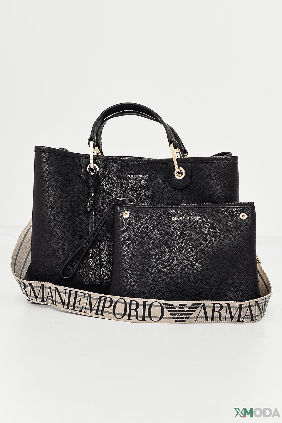 Сумка Emporio Armani женская чёрная