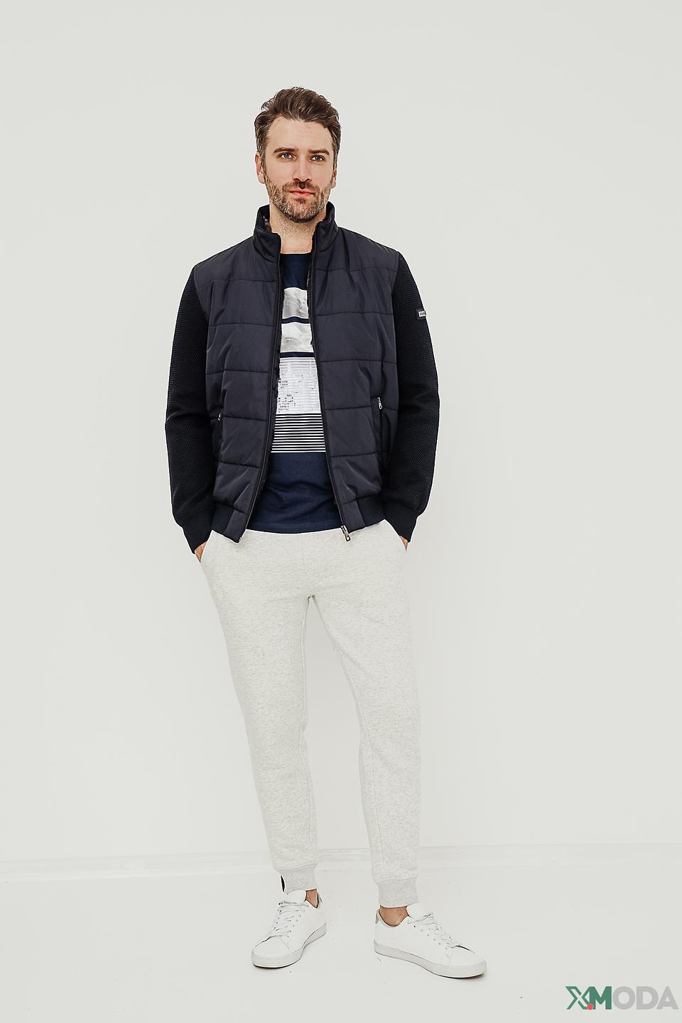 Куртка Bugatti стеганая синяя