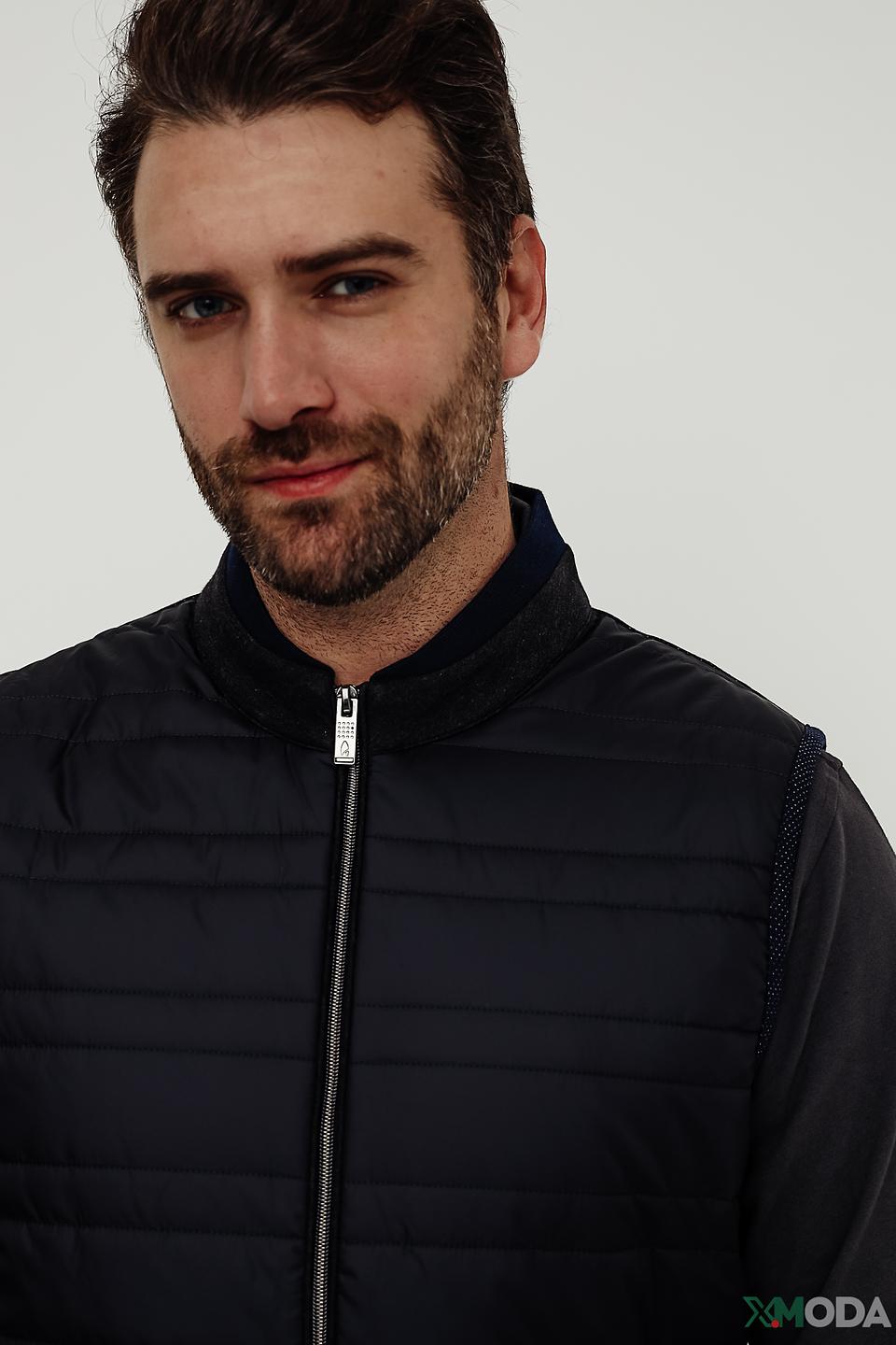 Жилет стеганый Ragman темно-синий