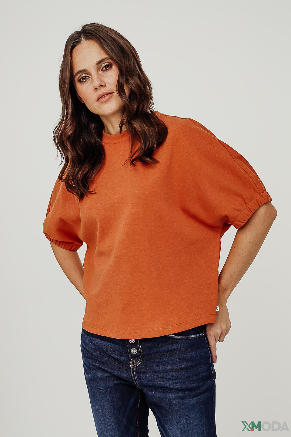 Пуловер Tom Tailor оранжевый