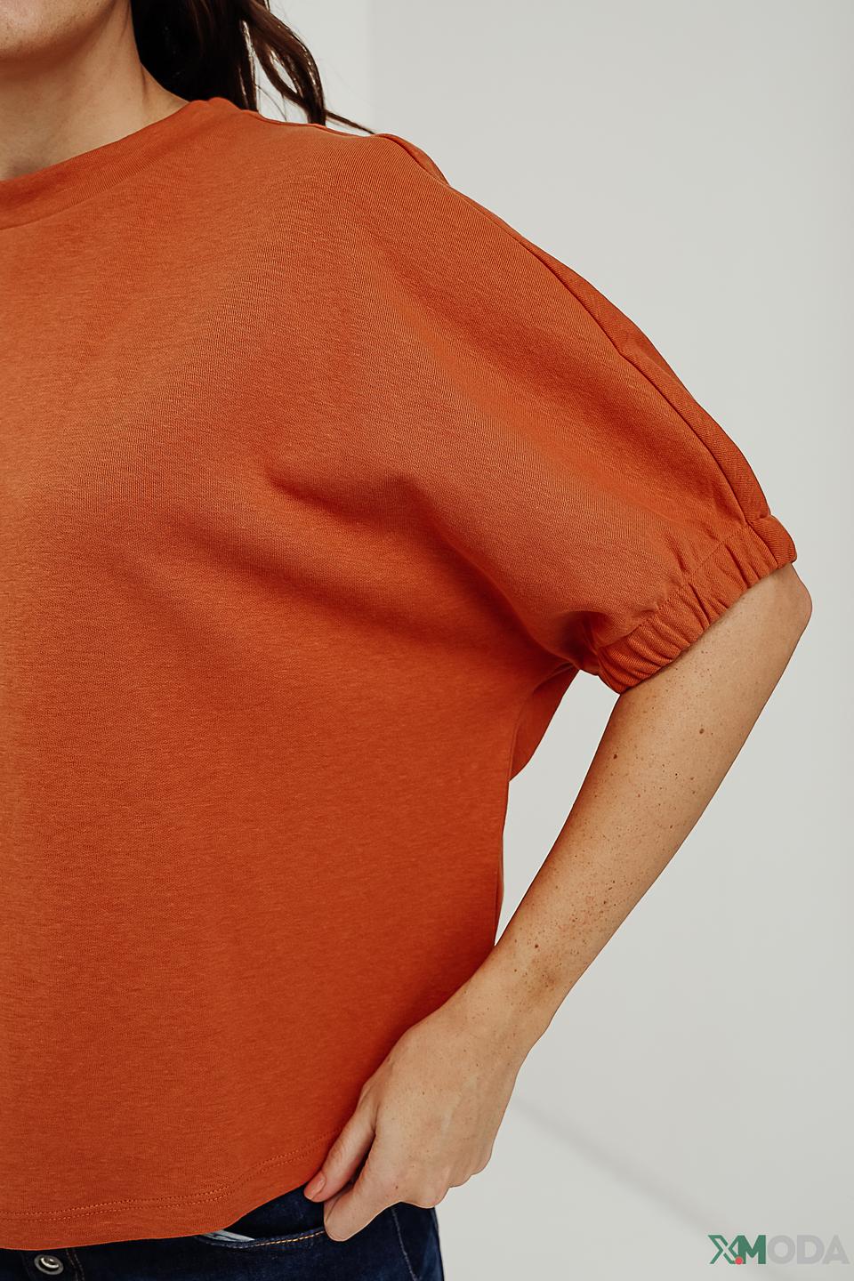 Пуловер Tom Tailor оранжевый