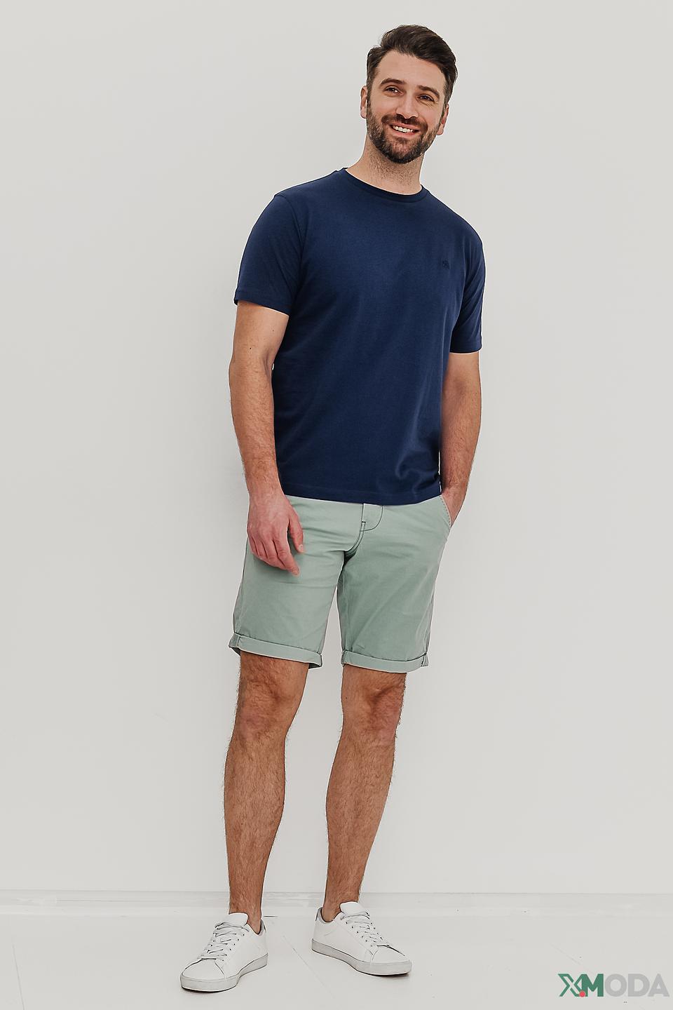 Футболка Lerros синяя с логотипом