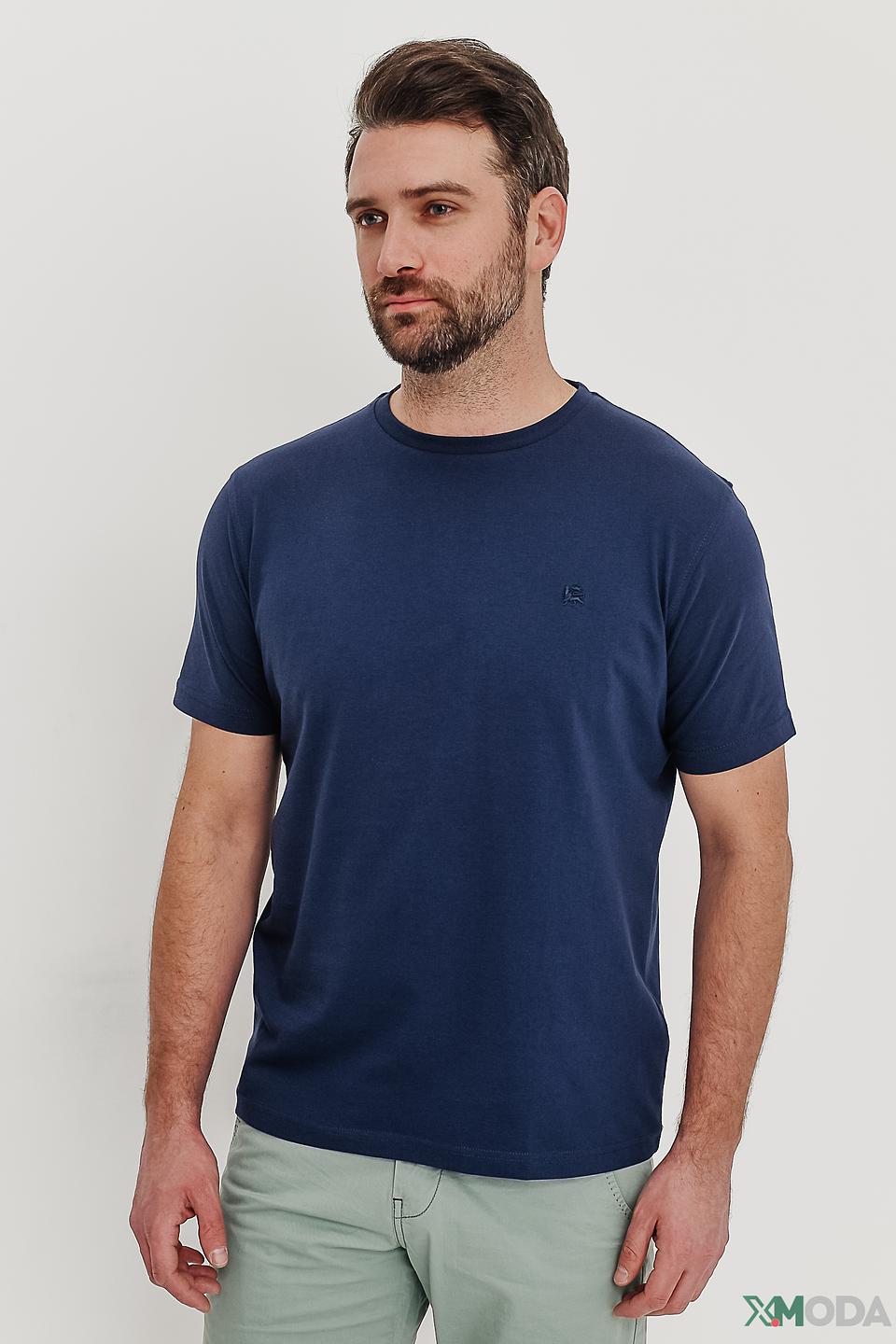 Футболка Lerros синяя с логотипом