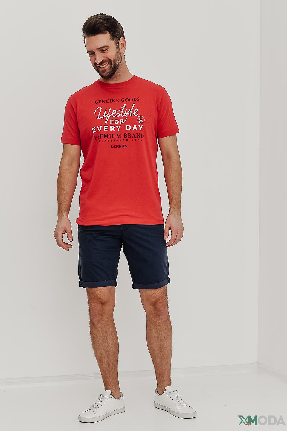Футболка Lerros с принтом красный