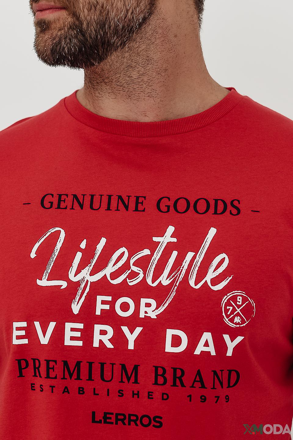 Футболка Lerros с принтом красный