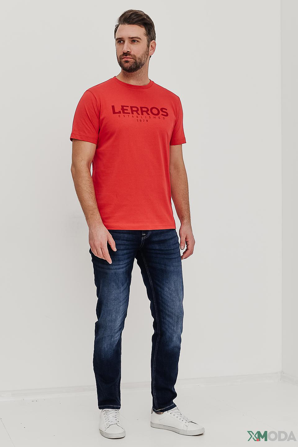 Футболка Lerros красный с логотипом