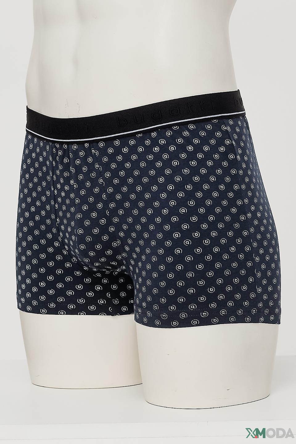 Трусы Bugatti ACC с принтом чёрные