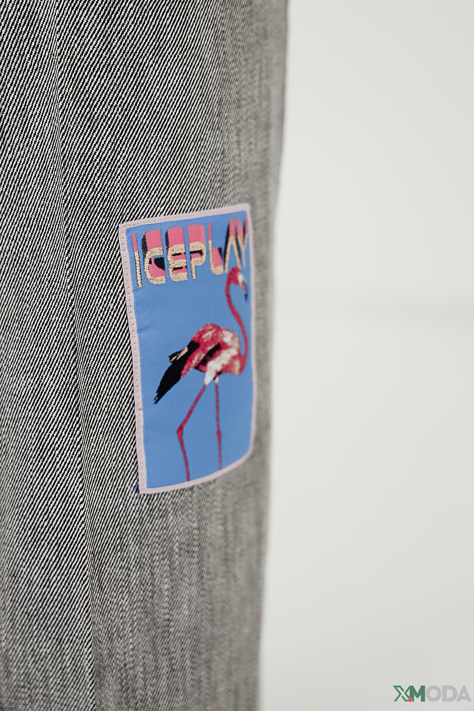 Брюки Ice Play в полоску серые