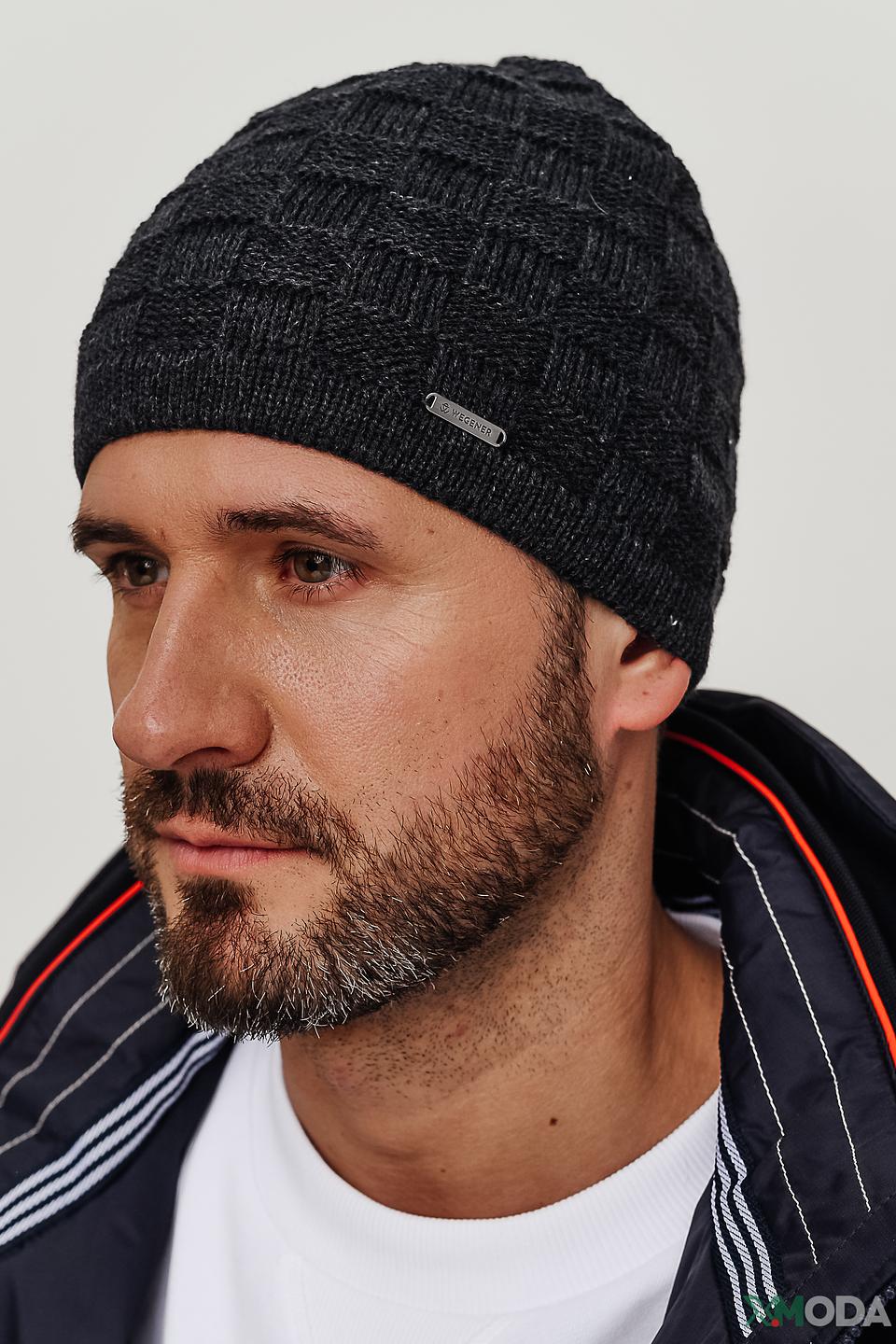 Шапка Wegener мужская чёрная