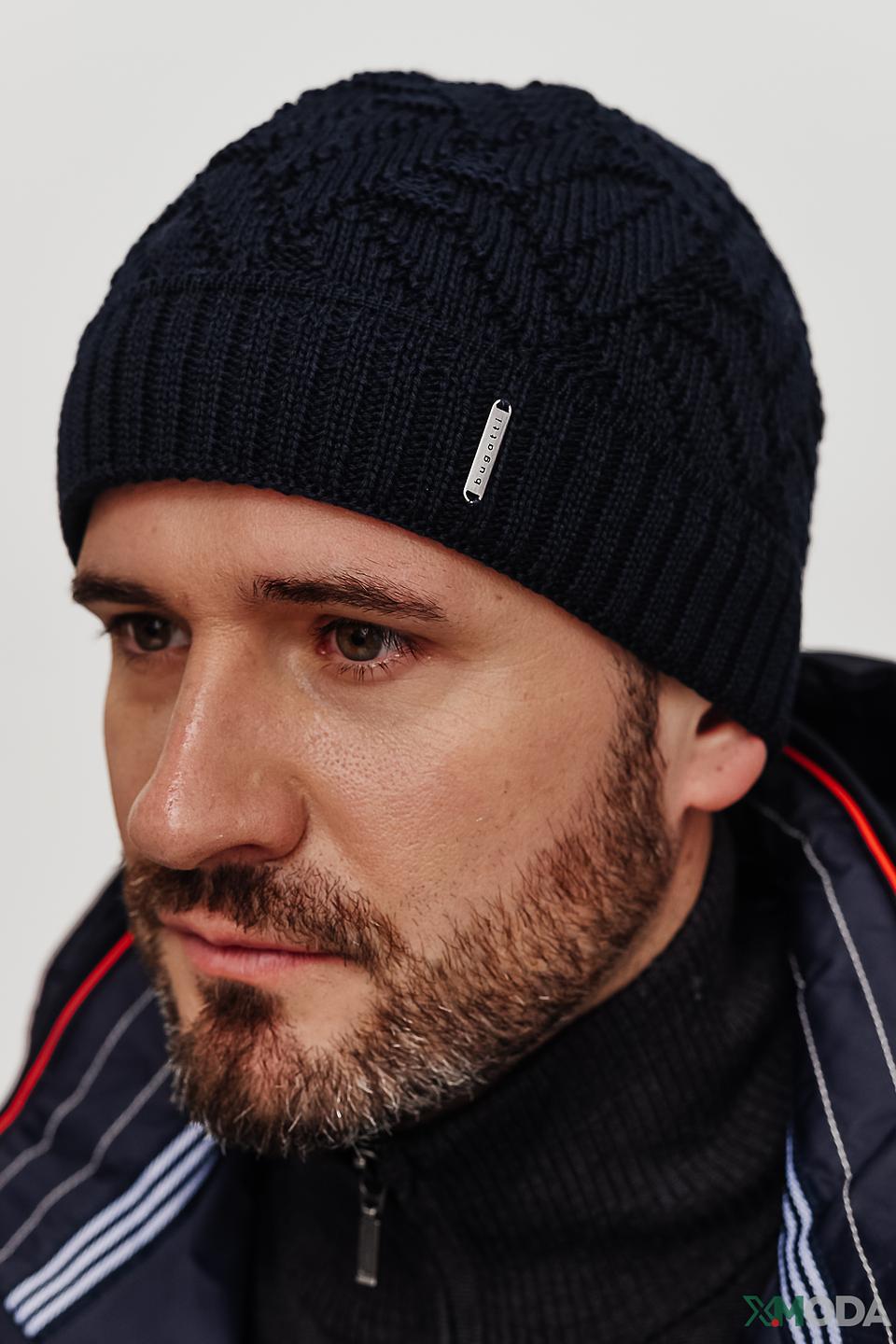 Шапка Bugatti ACC чёрная