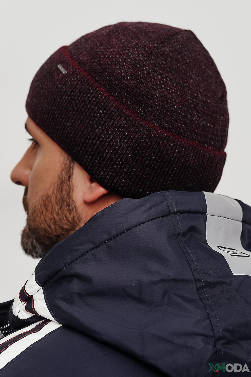 Шапка Marhatter мужская бордовая