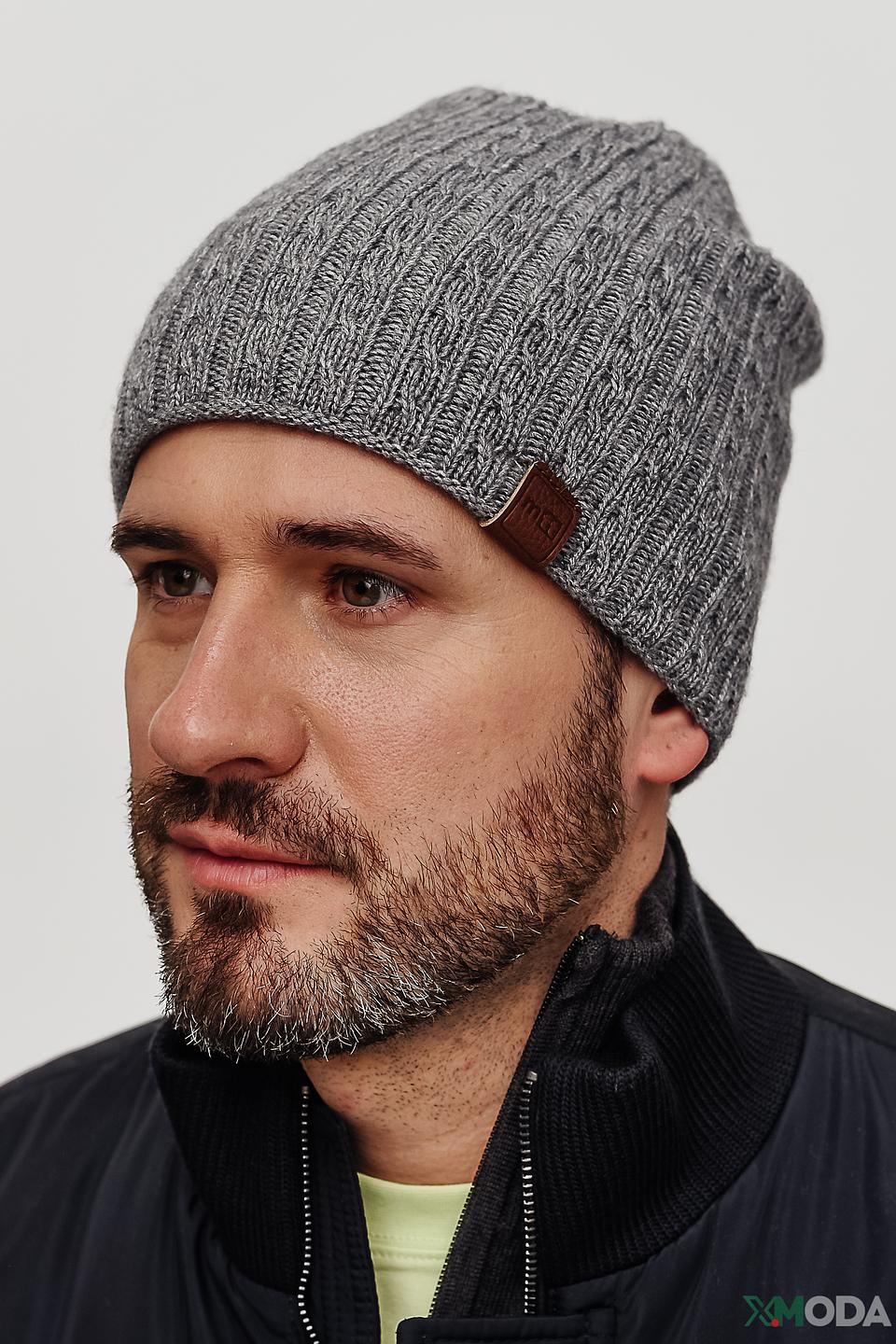 Шапка Marhatter мужская серая