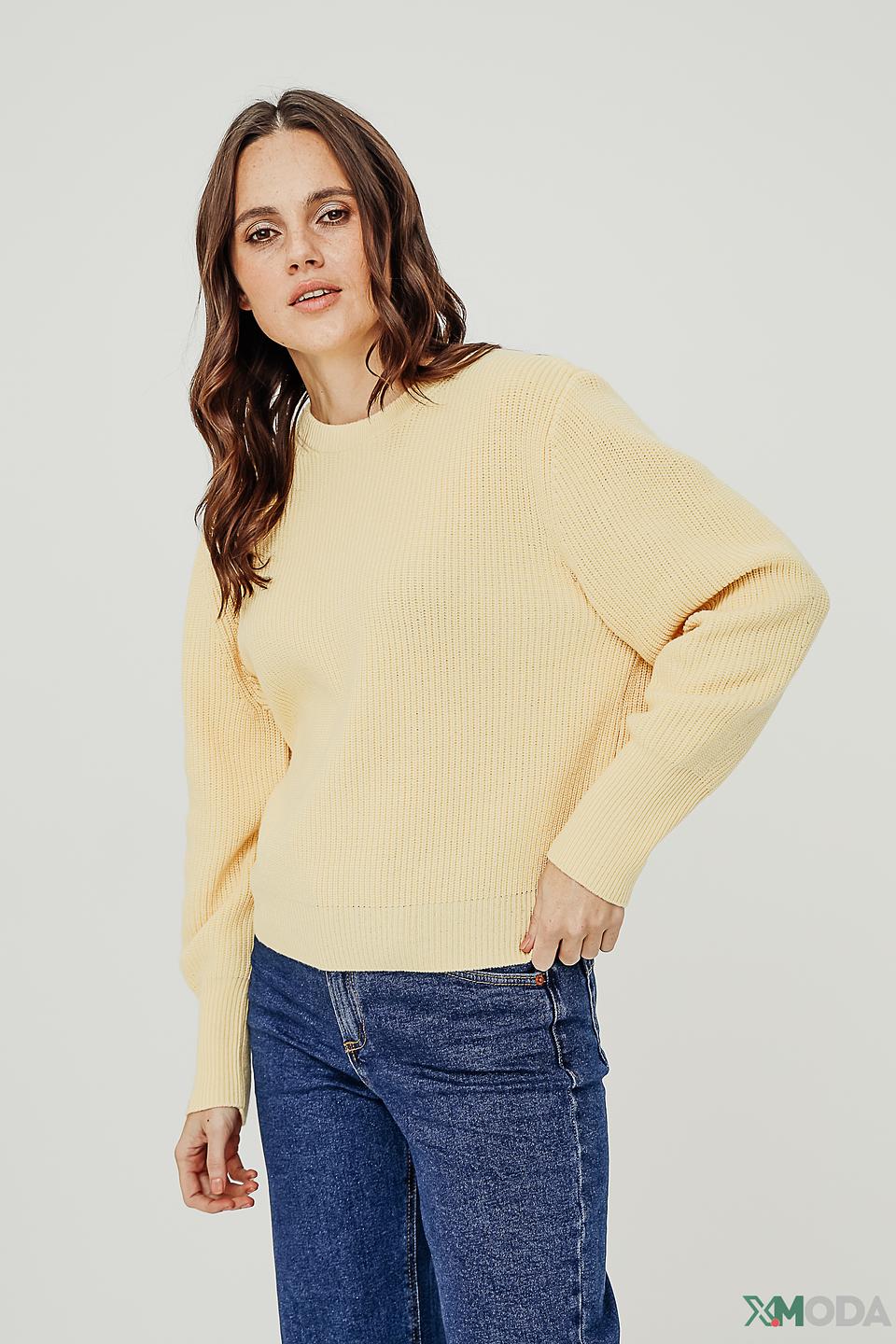 Пуловер Taifun светло-жёлтый