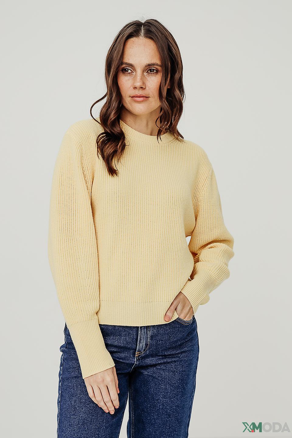 Пуловер Taifun светло-жёлтый