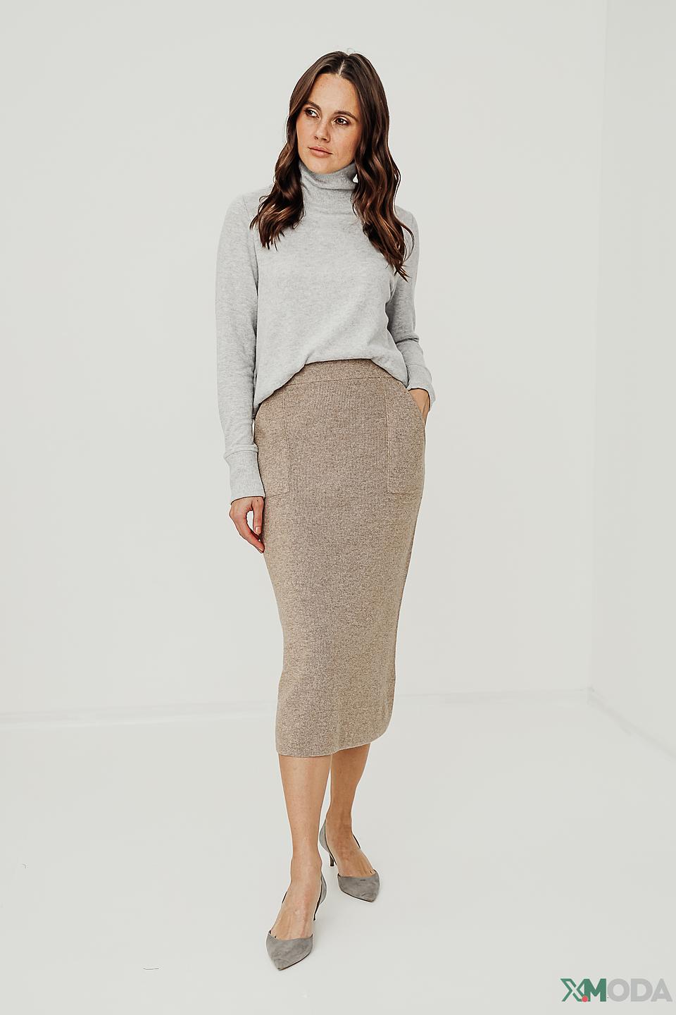 Юбка Gerry Weber вязаная бежевая