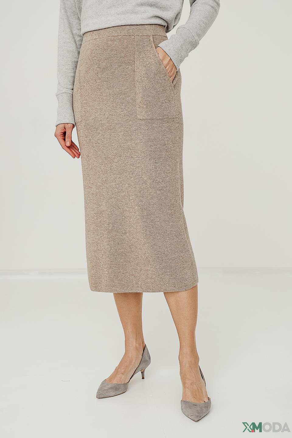 Юбка Gerry Weber вязаная бежевая