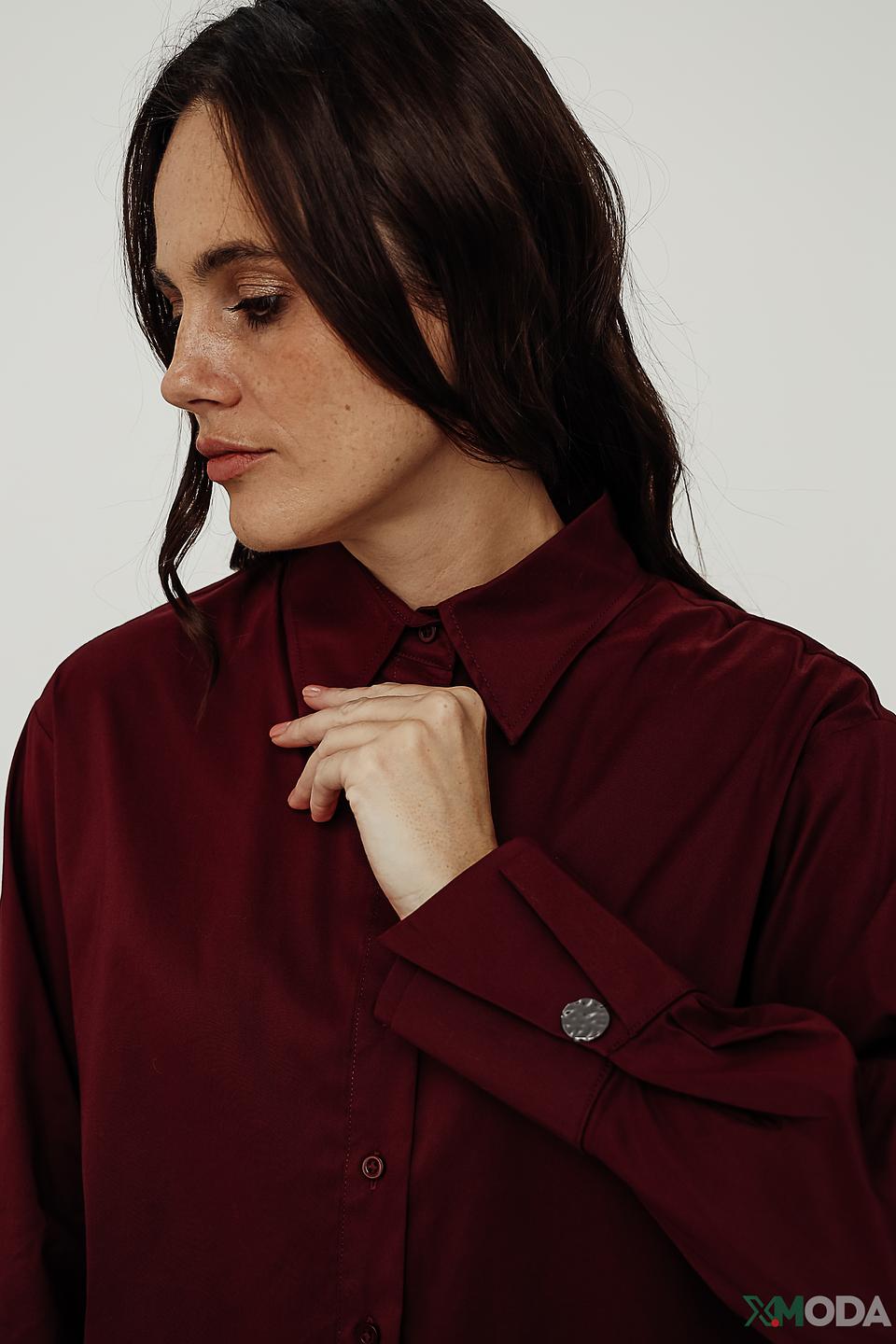 Рубашка Gerry Weber бордовая