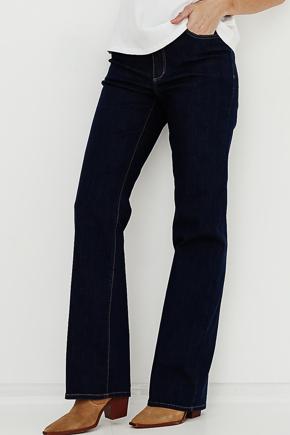 Джинсы Gerry Weber расклешенные темно-синие