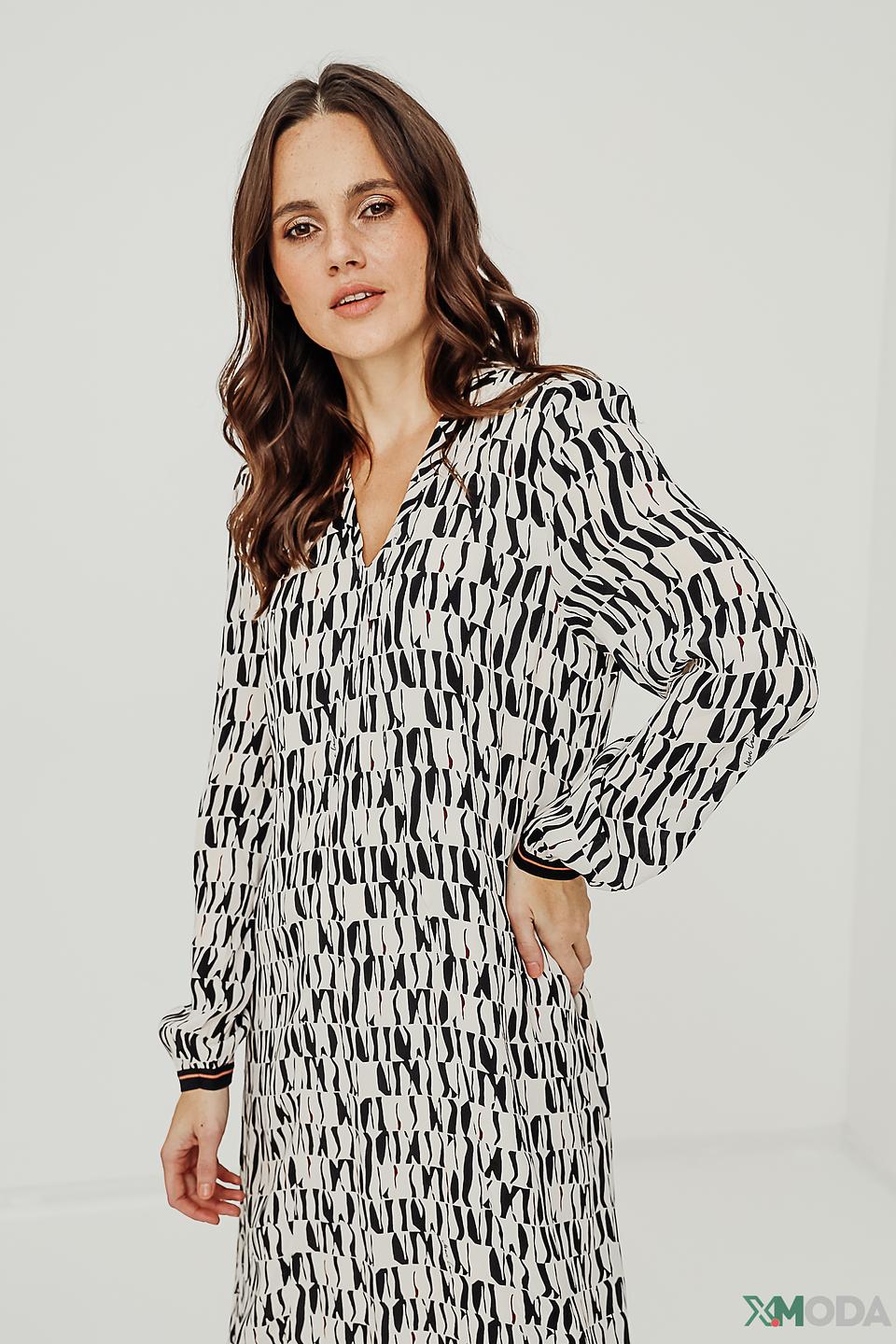 Платье Marc Cain с абстрактным принтом