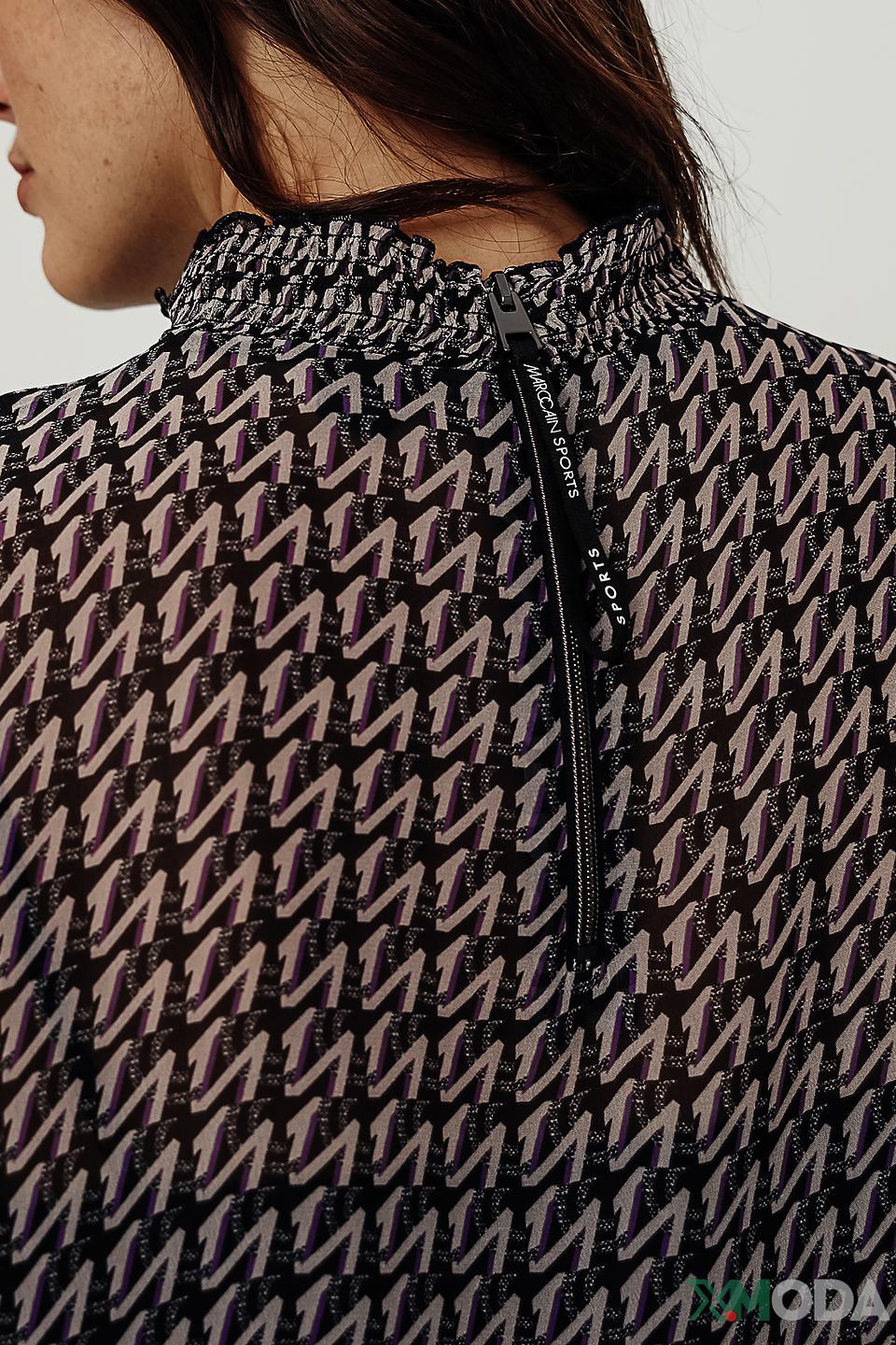 Платье Marc Cain с геометрическим принтом