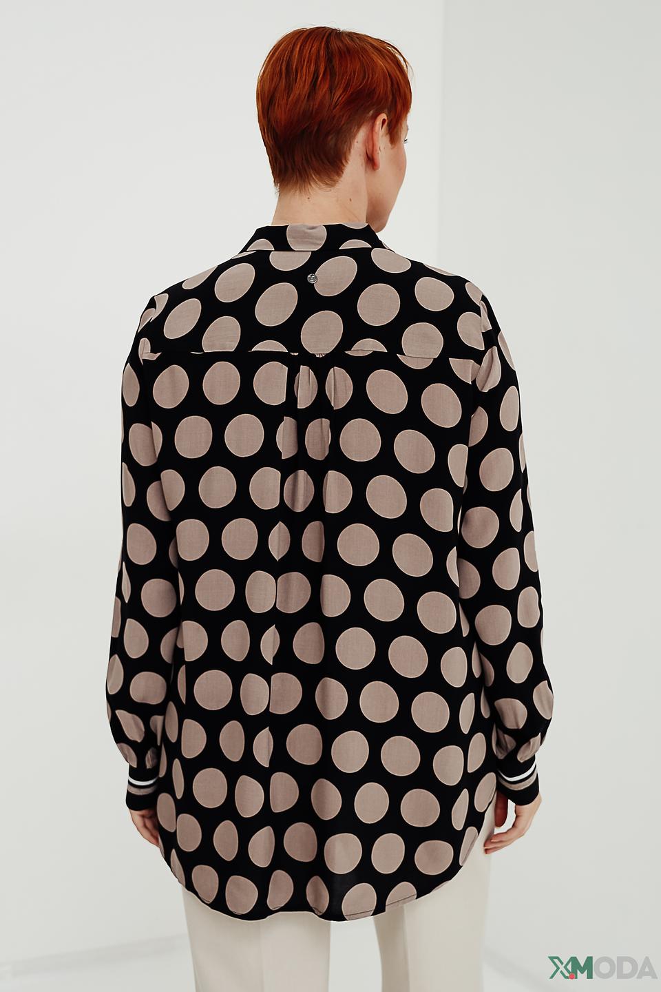 Рубашка Frapp в горошек