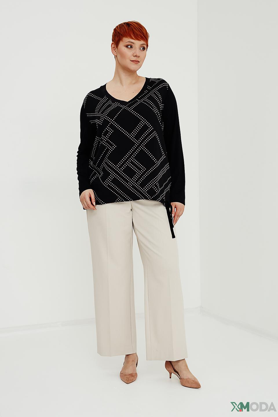 Блуза Frapp с геометрическим узором