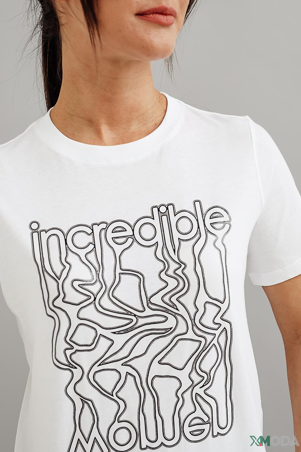 Футболка Luisa Cerano с принтом