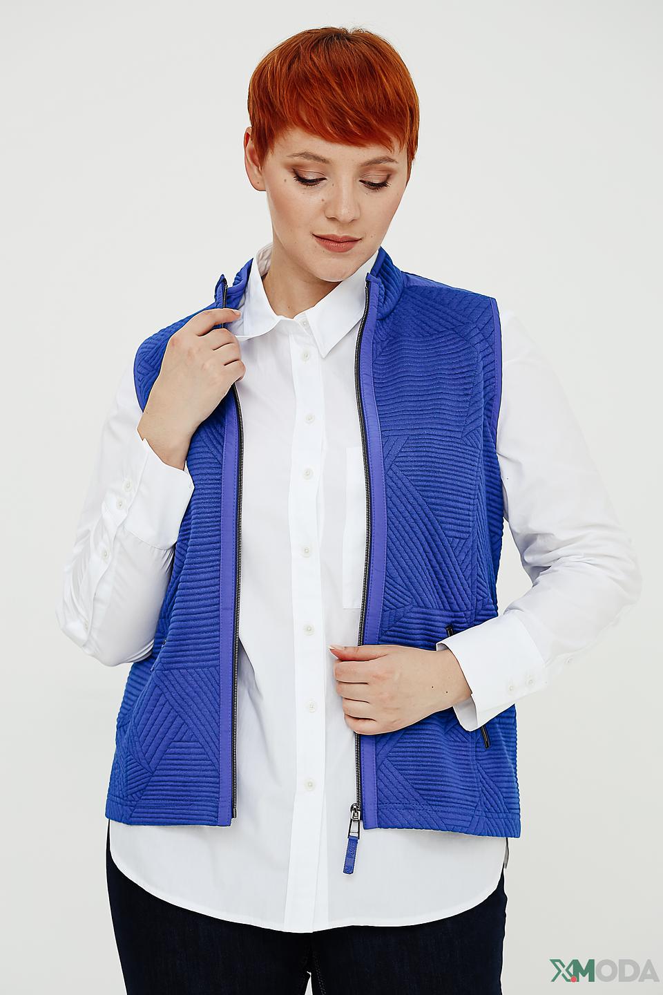 Жилет Rabe collection синий стеганый