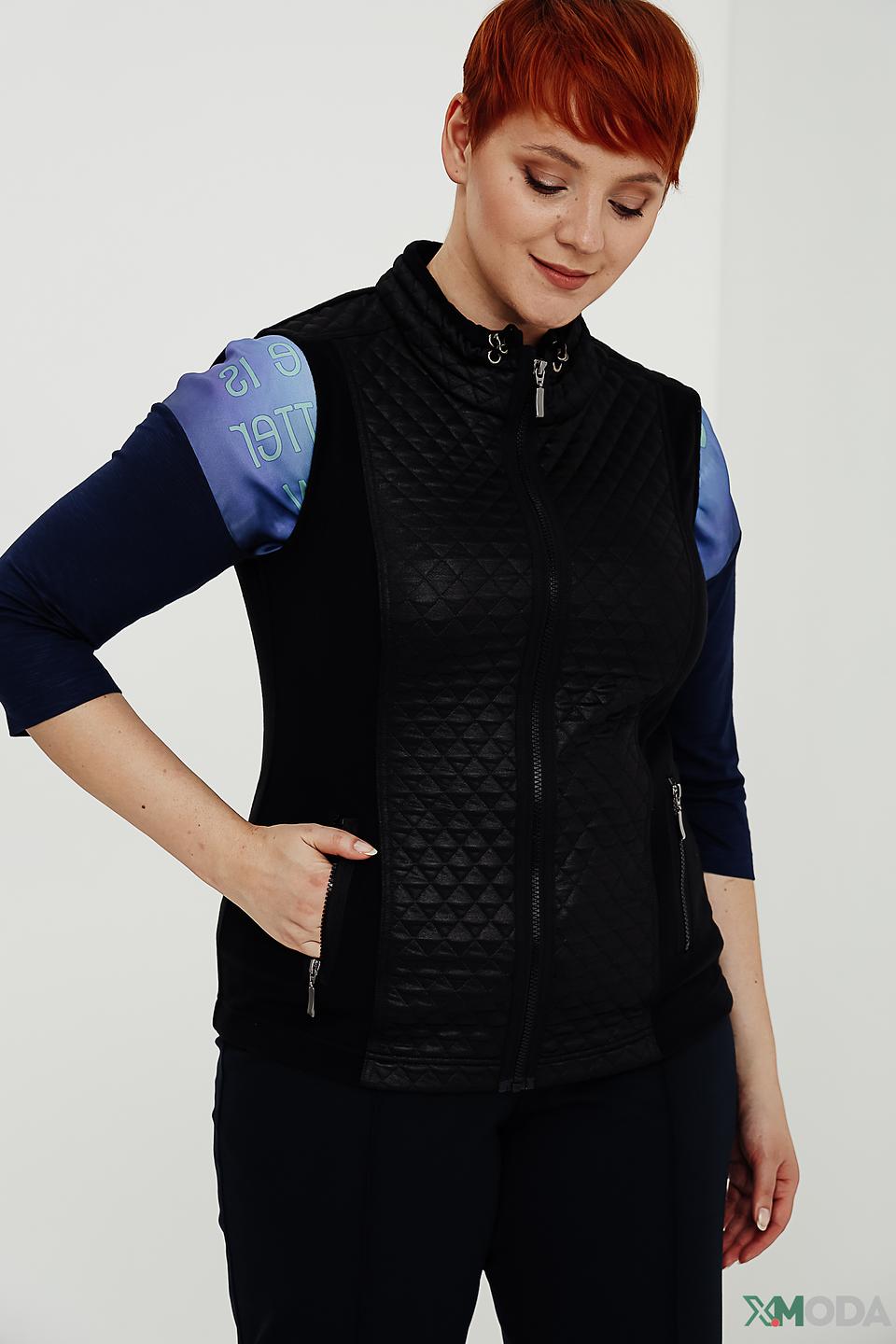 Жилет Rabe collection стеганый черный