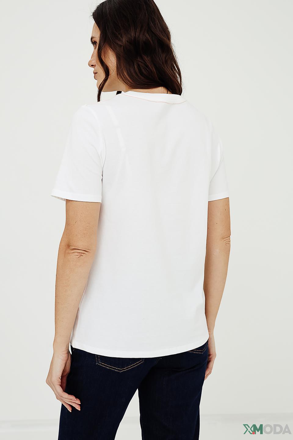 Футболка Oui с радугой