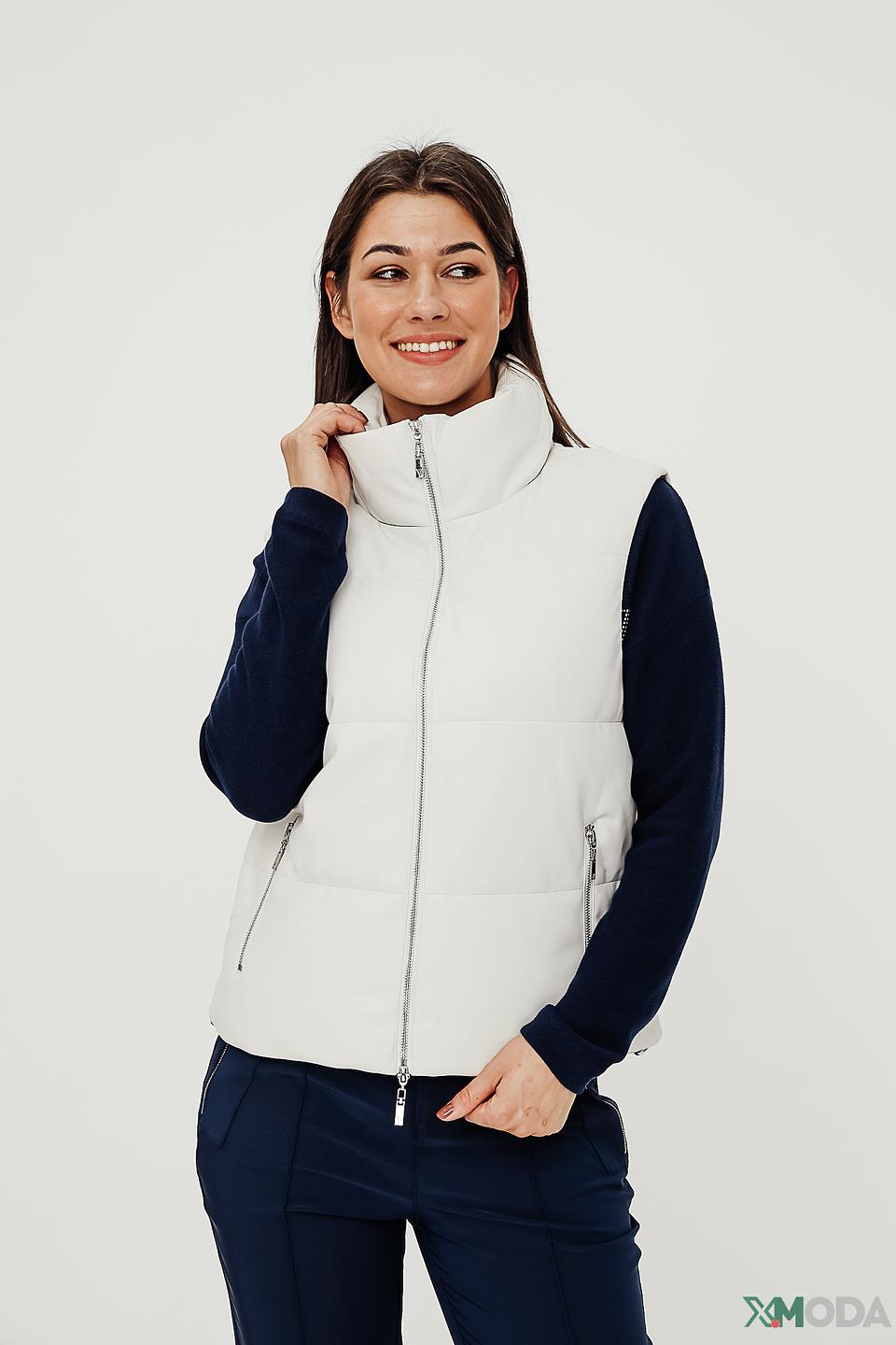 Жилет Monari стеганый белый