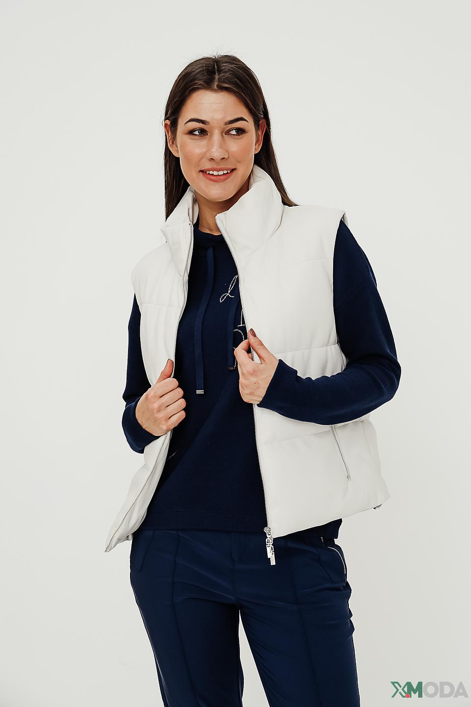 Жилет Monari стеганый белый