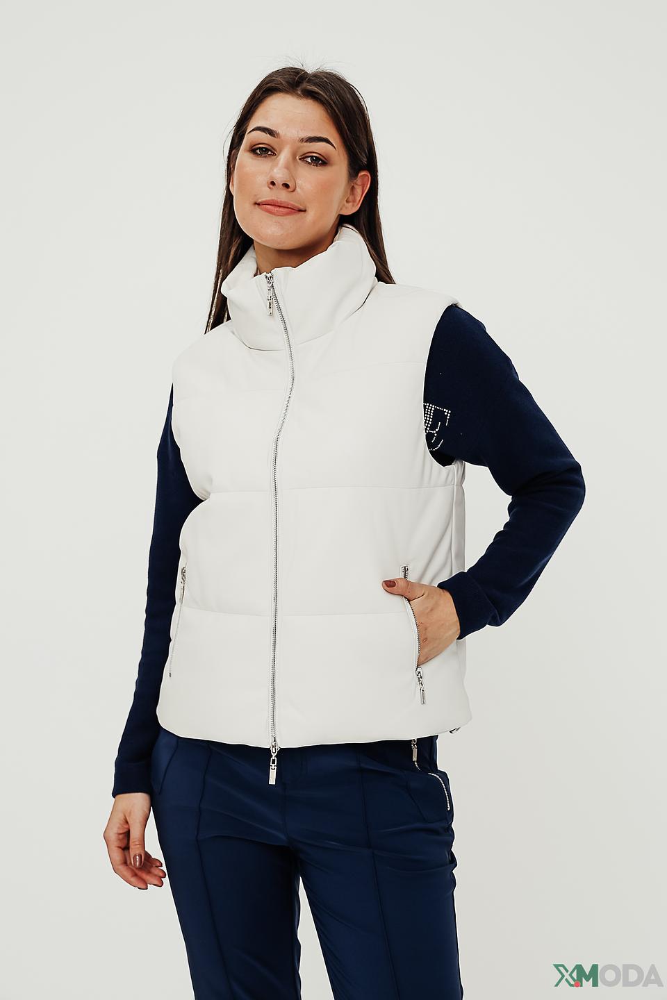 Жилет Monari стеганый белый