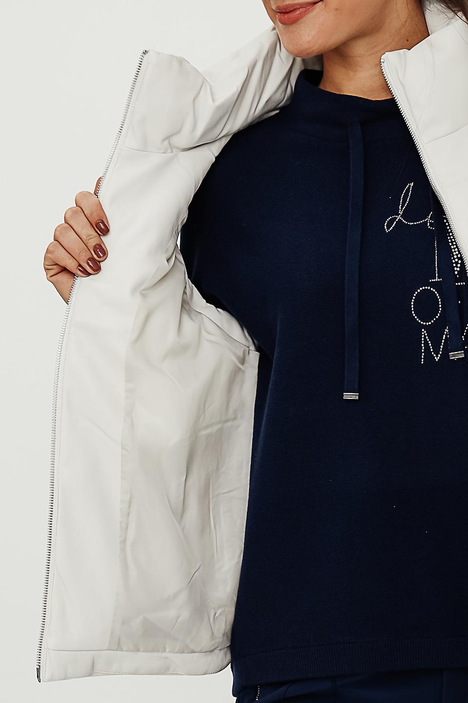 Жилет Monari стеганый белый