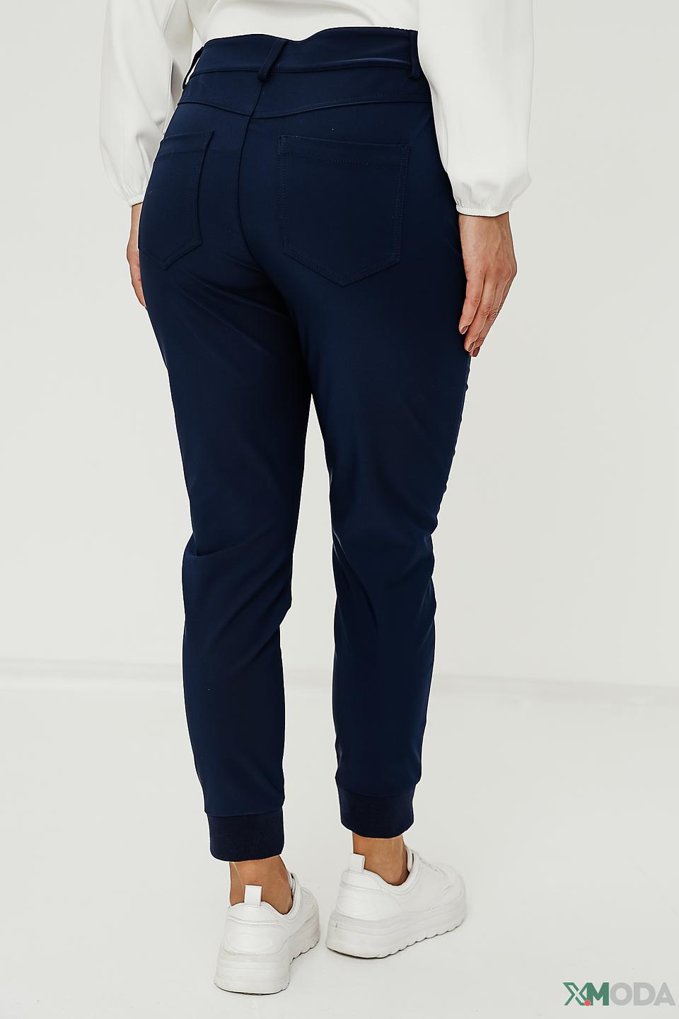 Брюки Monari темно-синие с манжетами