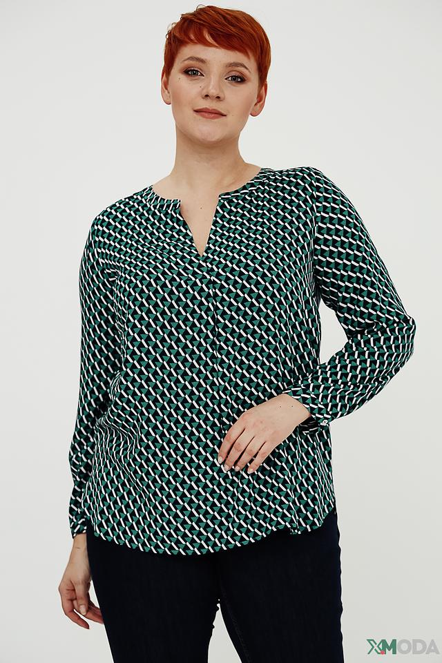 Блуза Via Appia с геометрическим принтом