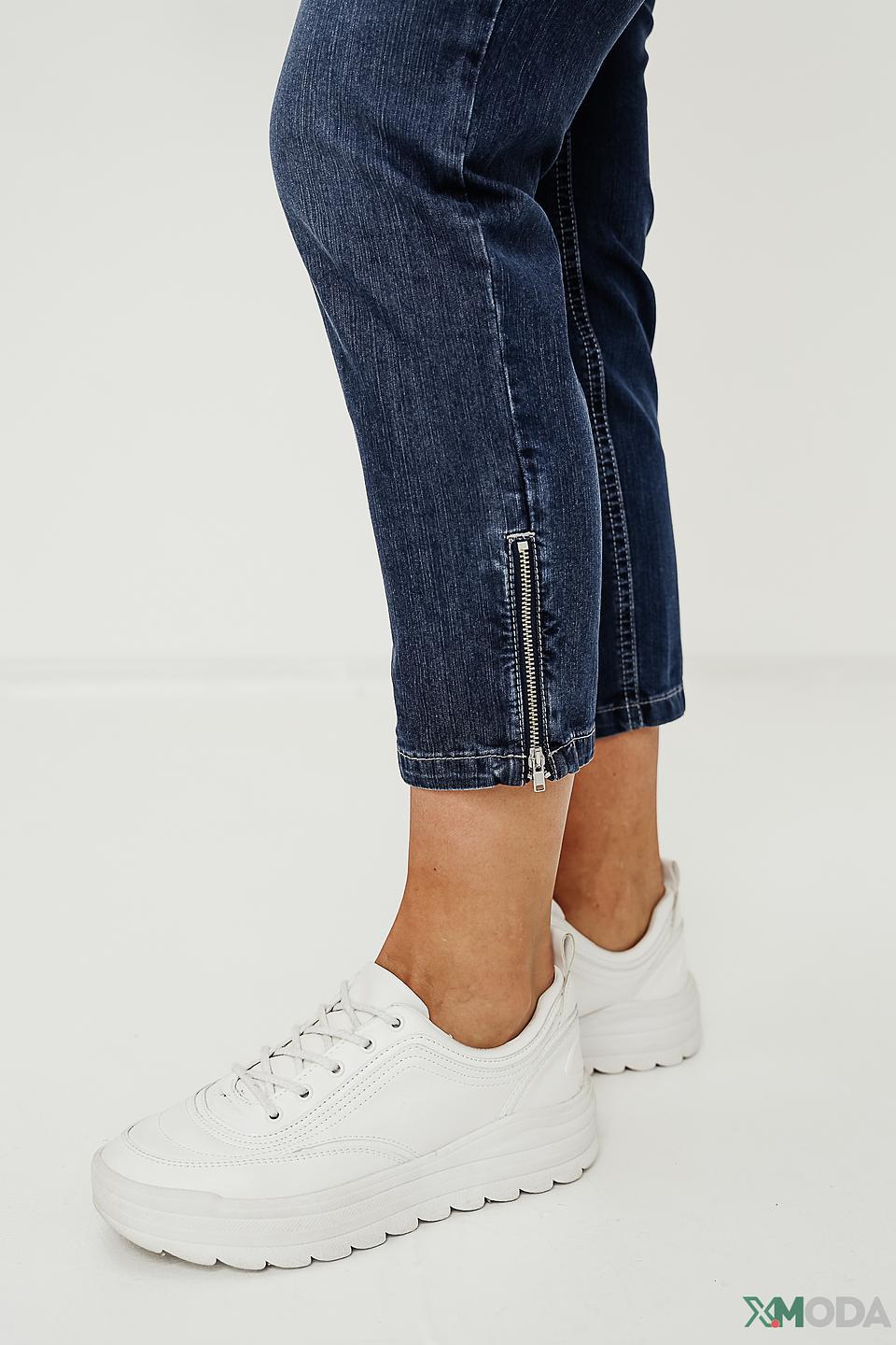 Джинсы Zerres с контрастной отстрочкой синие