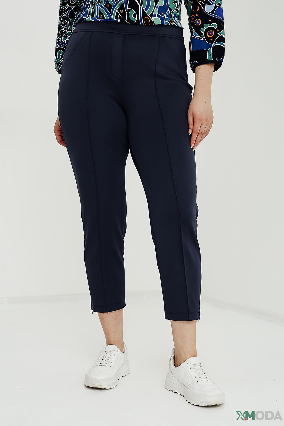 Брюки Bianca кюлоты темно-синие