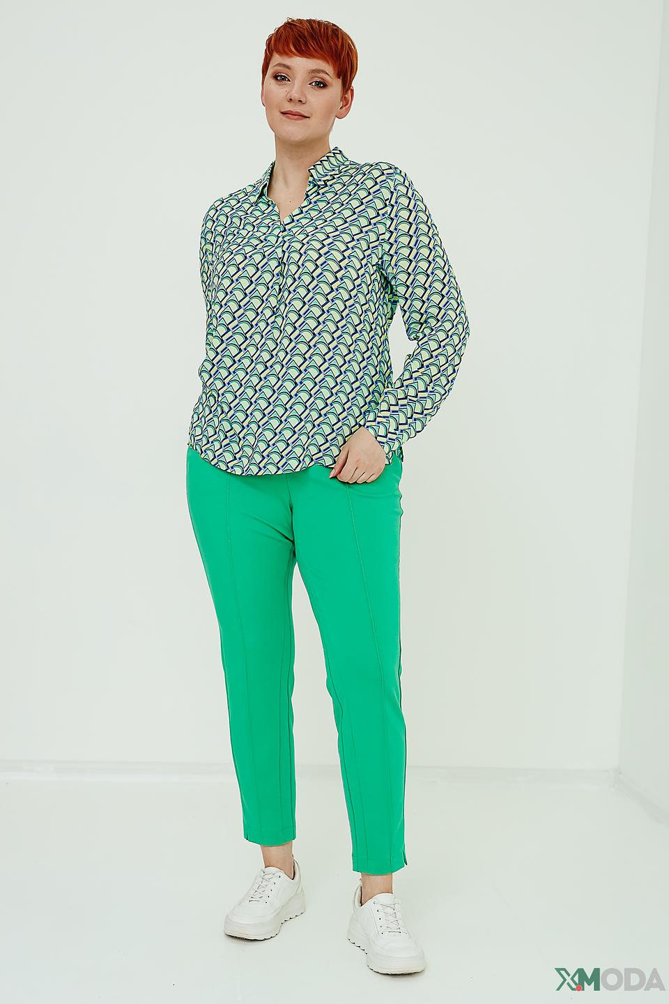 Брюки классические Bianca зелёные