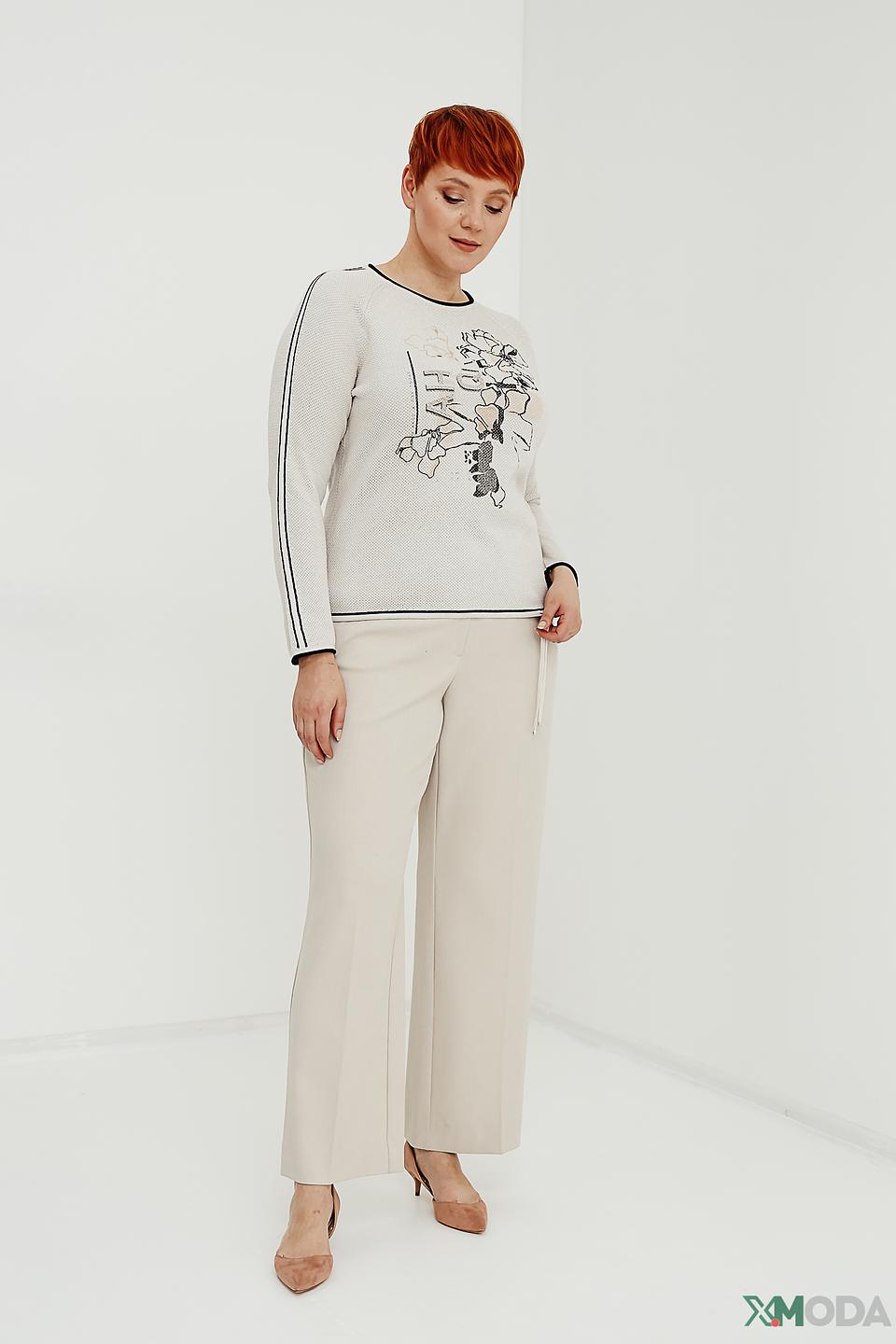 Пуловер Rabe collection с цветами