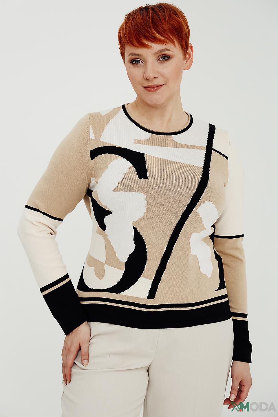 Пуловер Rabe collection с узором